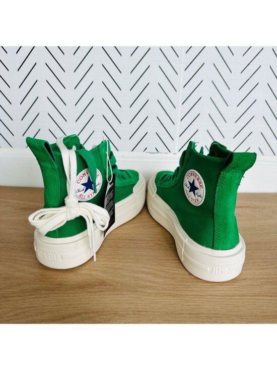 ⭐Converse Ctas Cruise Hi Platform Men Shoes 6 Canvas Suede Green Sneaker A10239C main image 4